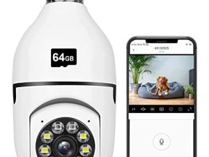 Caméra ampoule sans fil WiFi HD 1080P