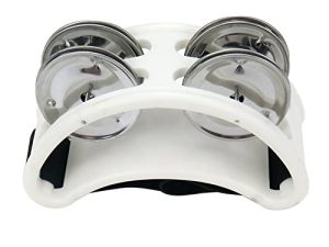 HEVSTIL Pied Tambourin avec Jingles en Acier