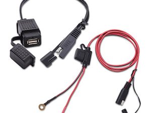 MICTUNING Câble adaptateur SAE vers USB Chargeur