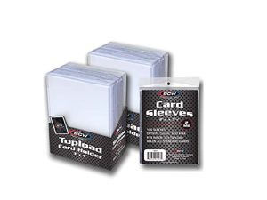 Porte-cartes BCW Topload 50 points et pochettes
