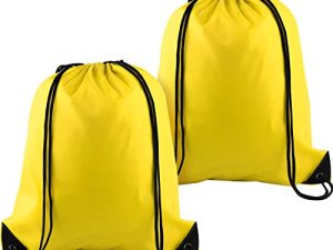 KUUQA 2 Pcs Jaune Cordon Sac À