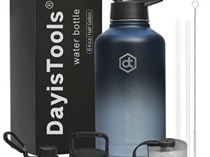 DayisTools Bouteille d'eau isotherme 64 oz avec