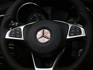 TopDall Volant Bling Cristal Emblème Accessoire Intérieur