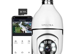 Ampoule Caméra de sécurité sans fil 1080P