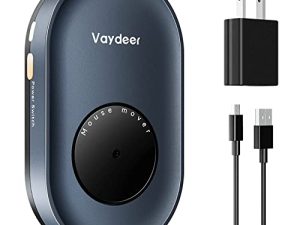 Vaydeer Undetectable Mouse Jiggler avec adaptateur secteur