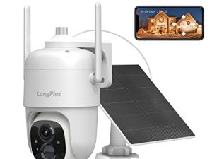 Caméra extérieure de sécurité solaire sans fil