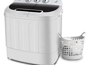 ZenStyle Mini lave-linge compact à chargement par