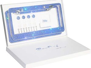 Lot de 2 cadres de plaque d'immatriculation