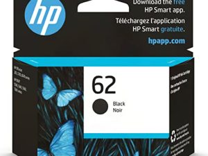 Cartouche d'encre noire HP 62 d'origine |