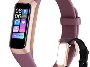 Feifuns Montre de fitness avec écran AMOLED