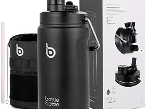 BOTTLE BOTTLE Bouteille d'eau isolée 64 oz
