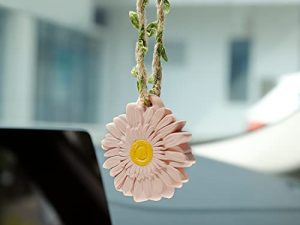 YGMONER Gerbera Rétroviseur Suspendu Ornements Intérieur de