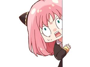 5.1 ''pour Anya Forger voiture Anime Peeker