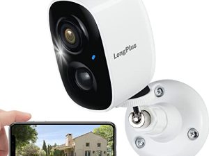 LongPlus Caméras de sécurité sans fil d'extérieur