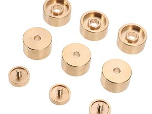 MILISTEN 1 Set Trompette Piston Bouton Boucles