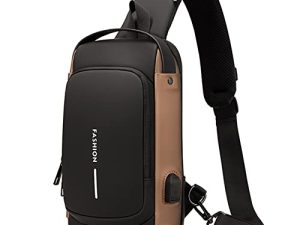 Sac à bandoulière antivol avec chargement USB