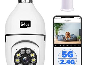 Caméra ampoule sans fil WiFi HD 1080P
