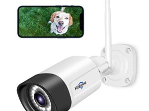 Hiseeu 【Projecteur 5MP】 Caméra de sécurité sans