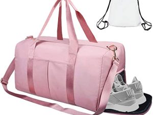 ICEIVY Gym Duffle Bag Dry Wet Separated