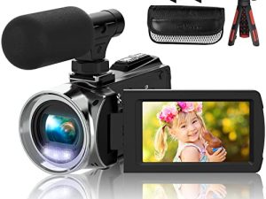 Hojocojo Caméra Vidéo Caméscope Full HD 2.7K