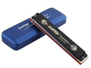 East top 24 trous Tremolo Harmonica Key