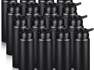 16 Pièces Bouteilles d'Eau en Aluminium en