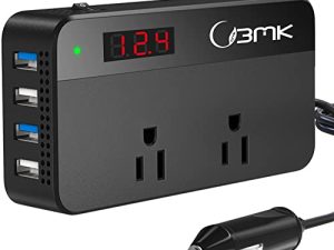 BMK 200W Onduleur de Voiture DC 12V