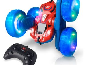 Voiture télécommandée Force1 Cyclone LED pour enfants