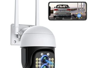 Caméra de sécurité sans fil PTZ 10X