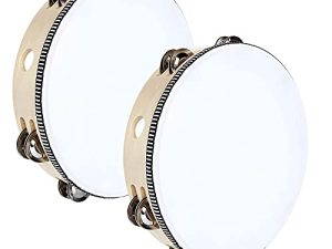 Lot de 2 tambourins de 25