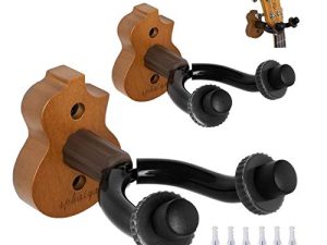 Lot de 2 supports muraux pour ukulélé