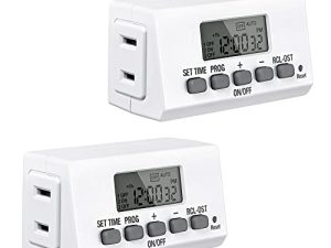BN-LINK Prise de minuterie numérique Programmable 24