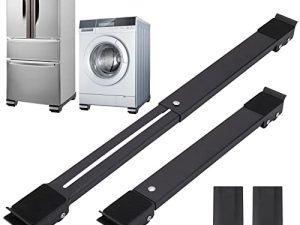 Lot de 2 roulettes mobiles extensibles pour