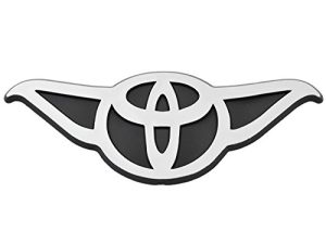 Emblème automobile en plastique Toyoda - [Argent]