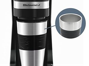 Elite Gourmet EHC111A Cafetière compacte personnelle à
