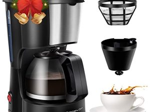 Aigostar Cafetière goutte à goutte 4 tasses