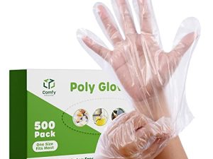 Gants jetables en polyplastique pour la cuisine
