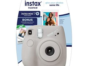Ensemble FujiFilm Instax Mini 7+ gris (paquet