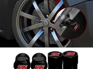 Fit Civic si Valve Stem Caps 4PCS