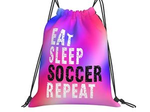 ISTYTOP Mangez Sommeil Football Répétez Cordons Sacs