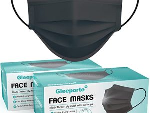 Masque facial jetable noir