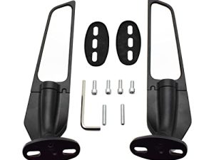 RCRBT Lot de 2 rétroviseurs latéraux rotatifs