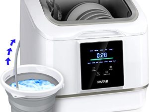 Lave-vaisselle portable ICUIRE avec seau d'eau