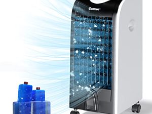 COSTWAY Refroidisseur d'air évaporatif portable