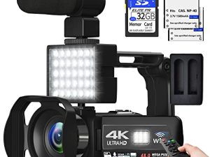 Caméra vidéo VETEK 4K