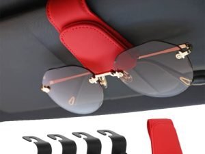 AOKJOY Porte-Lunettes de Soleil pour Pare-Soleil de