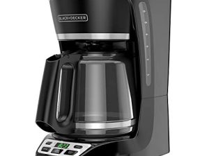 Cafetière programmable BLACK+DECKER 12 tasses*