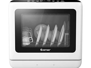 COSTWAY Lave-vaisselle portable de comptoir