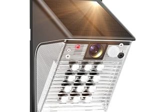 Caméra de sécurité solaire sans fil extérieure