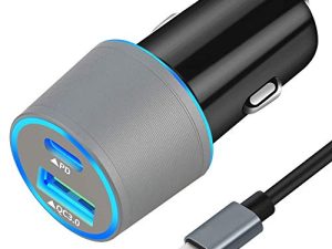 Chargeur de voiture USB C rapide